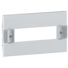 LEGRAND - Tapa cubrebornas metálica XL³ 400 - 1/4 de vuelta - para equipos mod en perfil - Alt. 150mm