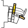 Uña del pulgar Imagen del producto inclinada 3