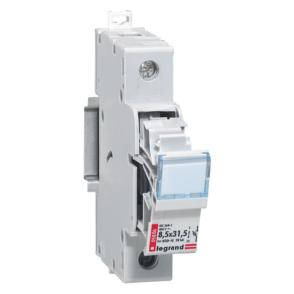 LEGRAND - Cortacircuito seccionable - 1P - para cartucho fusible cilíndrico 8x32 - 400 V~