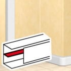 LEGRAND - Tabique de separación autoadhesivo - DLP monobloc 35x80 - 2m - Blanco
