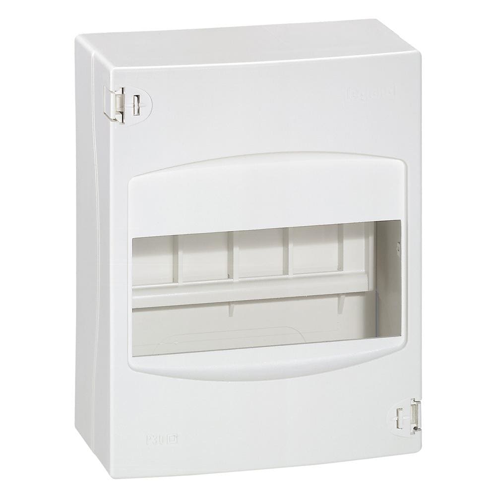 LEGRAND - Caja cubrebornas precintables IP30 - Autoextinguible 850 ºC - 6 módulos - Blanco RAL 9010
