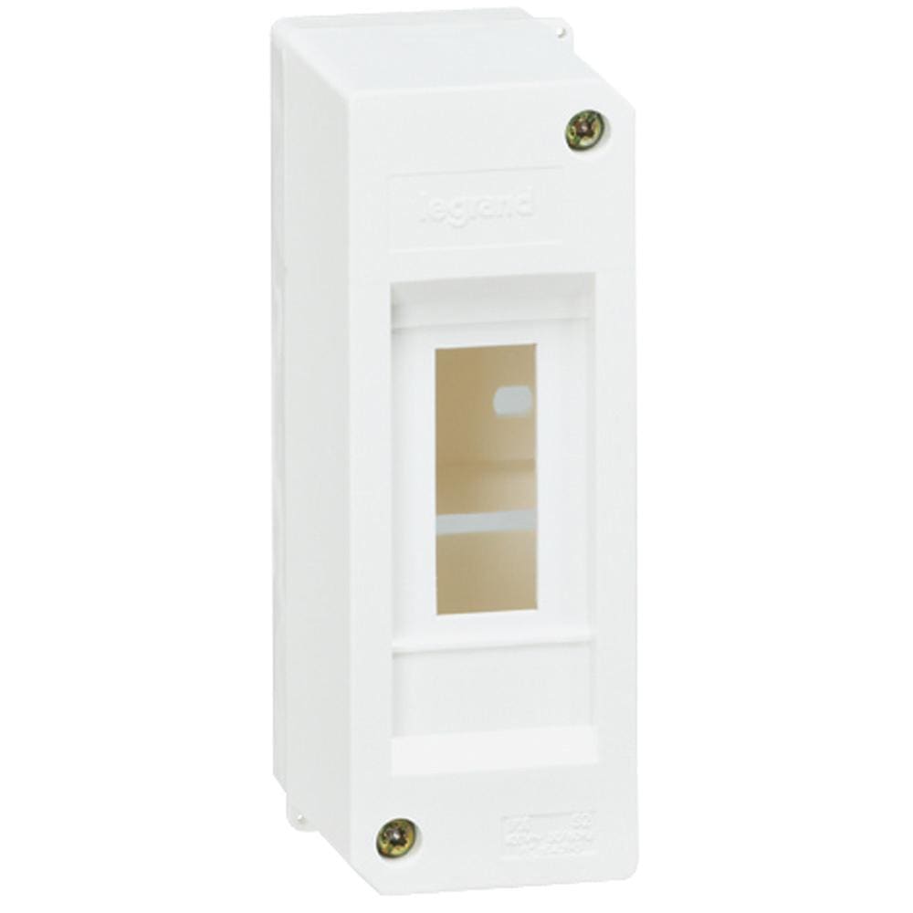 LEGRAND - Caja cubrebornas IP 30 - Autoextinguible 650 ºC - 2 módulos - Blanco RAL 9010