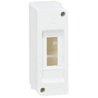 LEGRAND - Caja cubrebornas IP 30 - Autoextinguible 650 ºC - 2 módulos - Blanco RAL 9010