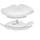 LEGRAND - Ángulo exterior - de 60° a 120° - DLP monobloc 65x150 y 65x195 - Blanco