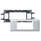 LEGRAND - Soporte para mecanismo Mosaic - para tapa DLP Aluminio de 65mm de an. -4 módulos