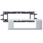 LEGRAND - Soporte para mecanismo Mosaic - para tapa DLP Aluminio de 65mm de an. -6 módulos