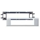 LEGRAND - Soporte para mecanismo Mosaic - para tapa DLP Aluminio de 65mm de an. -8 módulos