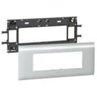 LEGRAND - Soporte para mecanismo Mosaic - para tapa DLP Aluminio de 85mm de an. -6 módulos