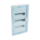 LEGRAND - Caja modular de empotrar Nedbox con puerta transparente extraplana - 3 filas de 12+2 módulos