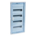 LEGRAND - Caja modular de empotrar Nedbox con puerta transparente extraplana - 4 filas de 12+2 módulos