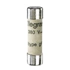 LEGRAND - Fusible cilíndrico tipo gG - 8x32mm - sin indicador de fusión - 2A