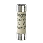 LEGRAND - Fusible cilíndrico tipo gG - 8x32mm - sin indicador de fusión - 4A