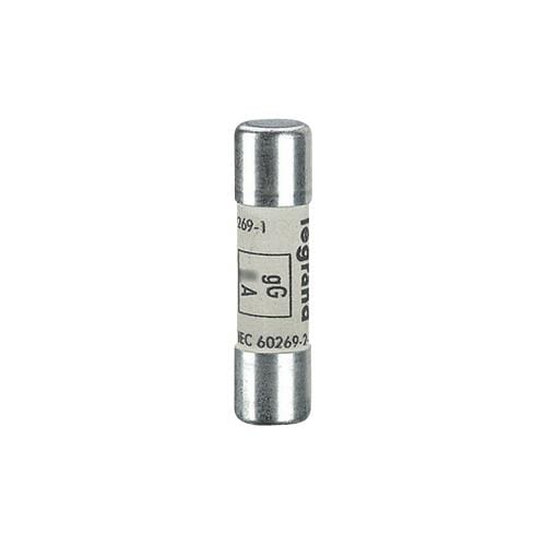 LEGRAND - Cartucho fusible cilíndrico - gG - 10x38mm - sin indicador - 2A