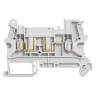 LEGRAND - Borna Viking 3 con tornillo - abierta para equipar - gris - paso 6