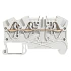 LEGRAND - Borna Viking 3 con resorte - 1 unión/3 conduct - 1 entrada/2 salidas - gris - paso 6