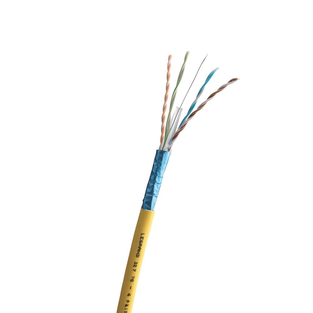 LEGRAND - Cable 4 pares Cat. 6A F/UTP cubierta LSZH 500 m. Suministro en bobina. Peso 25kg