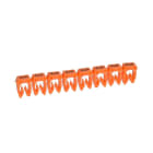 LEGRAND - Etiqueta CAB 3 para cableado de 0,15 a 0,5mm² - cifra 3 - naranja
