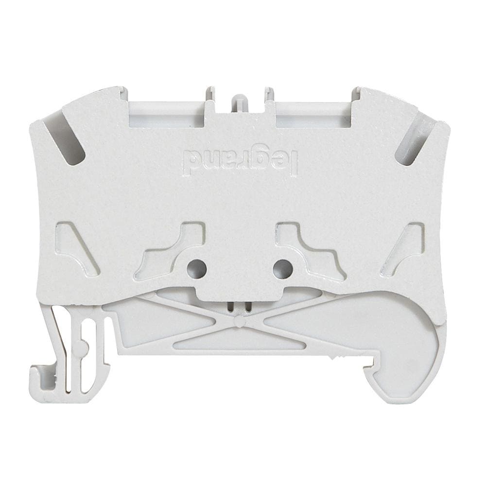 LEGRAND - Borna Viking 3 con resorte - 1 unión/2 conduct - 1 entrada/1 salida - gris - paso 8