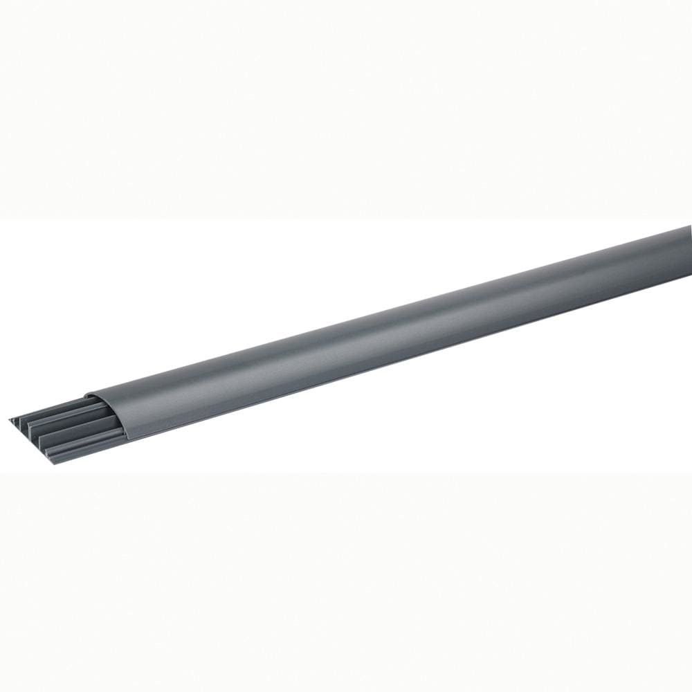 LEGRAND - Canal de suelo pasacables - 4 compartimentos - 92x20 - antracita RAL 7016