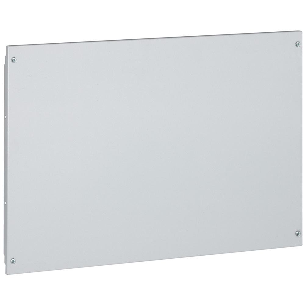 LEGRAND - Tapa cubrebornas metal con tornillos imperdibles XL³ 800/4000 - Alt. 100mm - 24 módulos