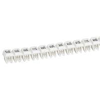 LEGRAND - Etiqueta CAB 3 para cableado de 0,5 a 1,5mm² - negro/fondo blanco - virgen