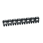 LEGRAND - Etiqueta CAB 3 para cableado de 0,5 a 1,5mm² - cifra 0 - negro