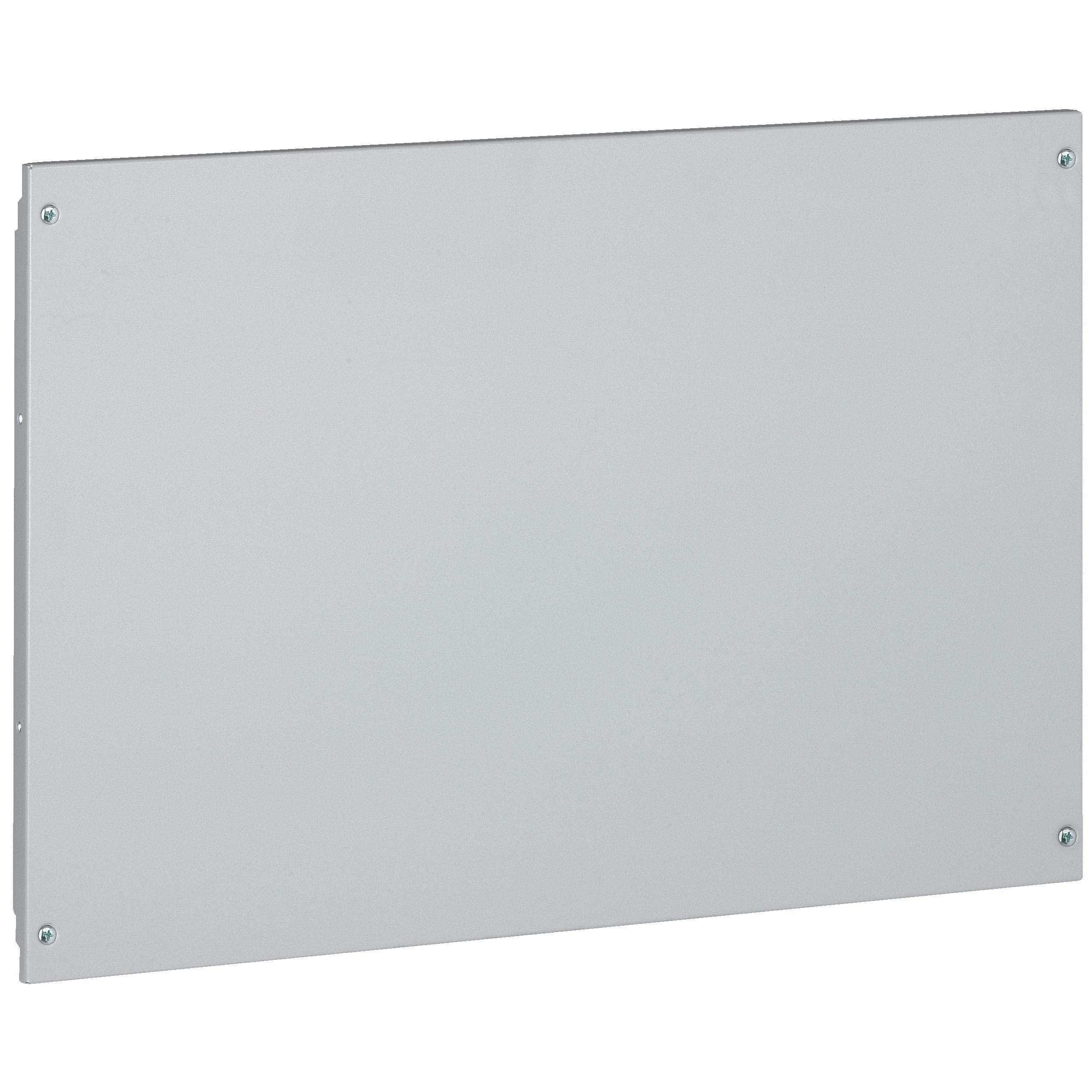 LEGRAND - Tapa cubrebornas metal con tornillos imperdibles XL³ 800/4000 - Alt. 200mm - 36 módulos