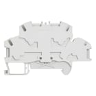 LEGRAND - Borna Viking 3 con resorte - 2 unión/4 conduct - 2 pisos - gris - paso 6