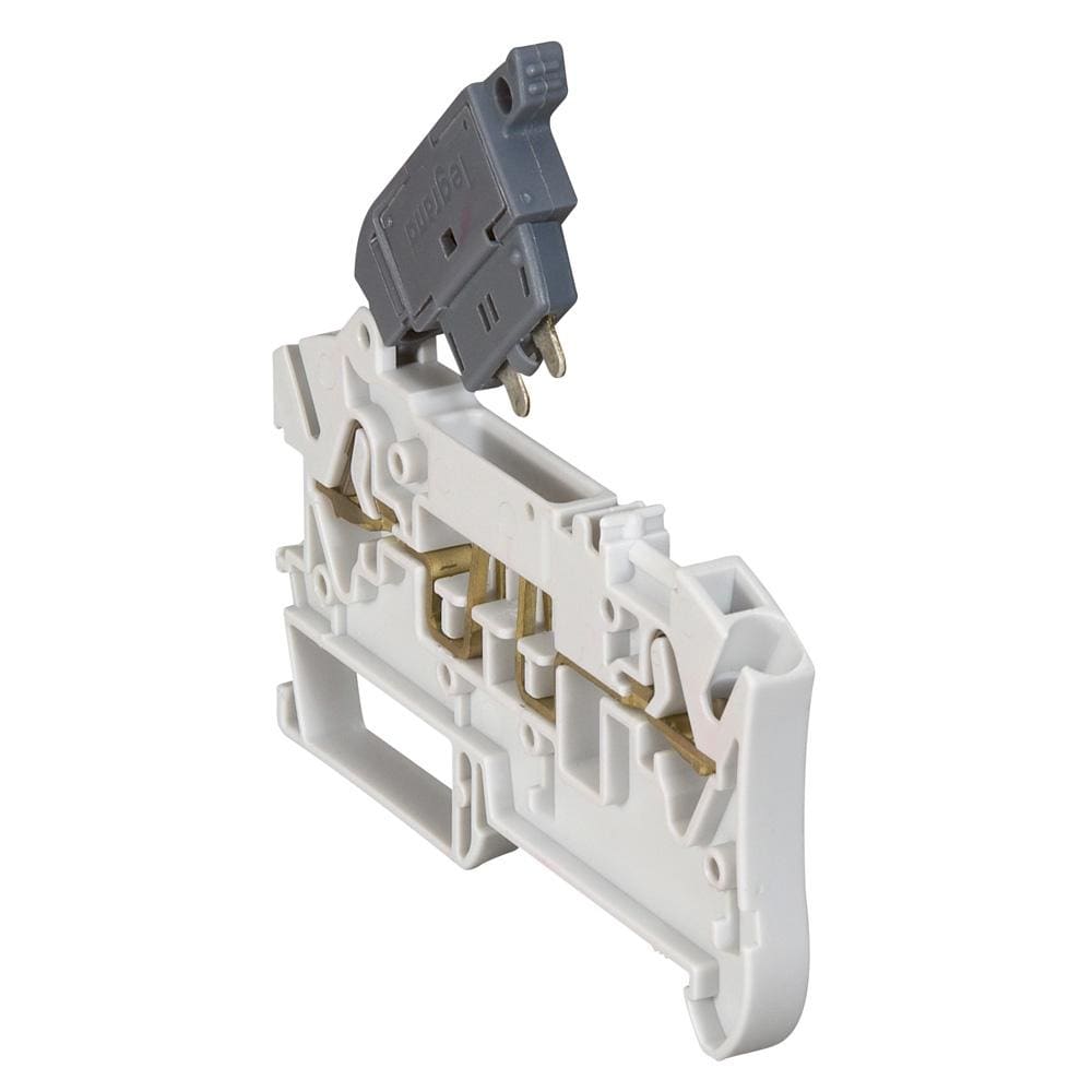 LEGRAND - Borna Viking 3 con resorte - para cartucho fusible 5x20 gris - paso 6