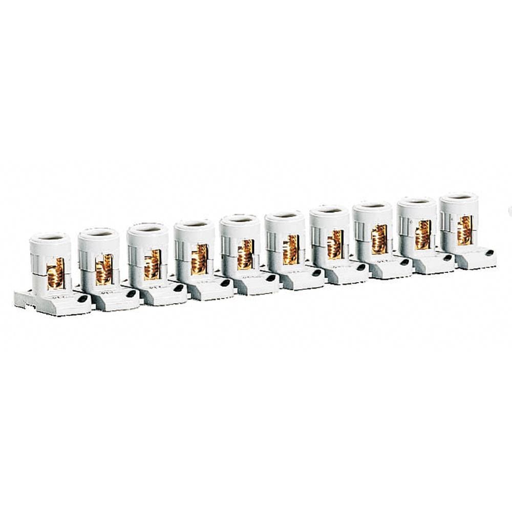 LEGRAND - Regleta de paso Suprem. 10 bornas separables. Capacidad de la borna 2x25mm² Paso 21,5mm
