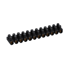 LEGRAND - Regleta de conexión Nylbloc™. 12 bornas con capacidad 6mm². Intensidad máx. 41A. Negra