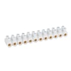 LEGRAND - Regleta de conexión Nylbloc. 12 bornas con capacidad 16mm². Intensidad máx 101A. Blanco incoloro
