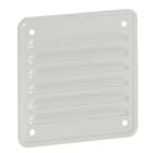 LEGRAND - Rejilla metálica de ventilación - IP32 IK10 - RAL 7035 - 138 x 138mm