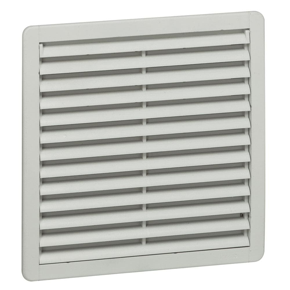 LEGRAND - Rejilla plástica de ventilación - IP54 - RAL 7035 - 150 x 150mm - con filtro G3