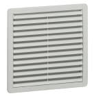 LEGRAND - Rejilla plástica de ventilación - IP54 - RAL 7035 - 150 x 150mm - con filtro G3