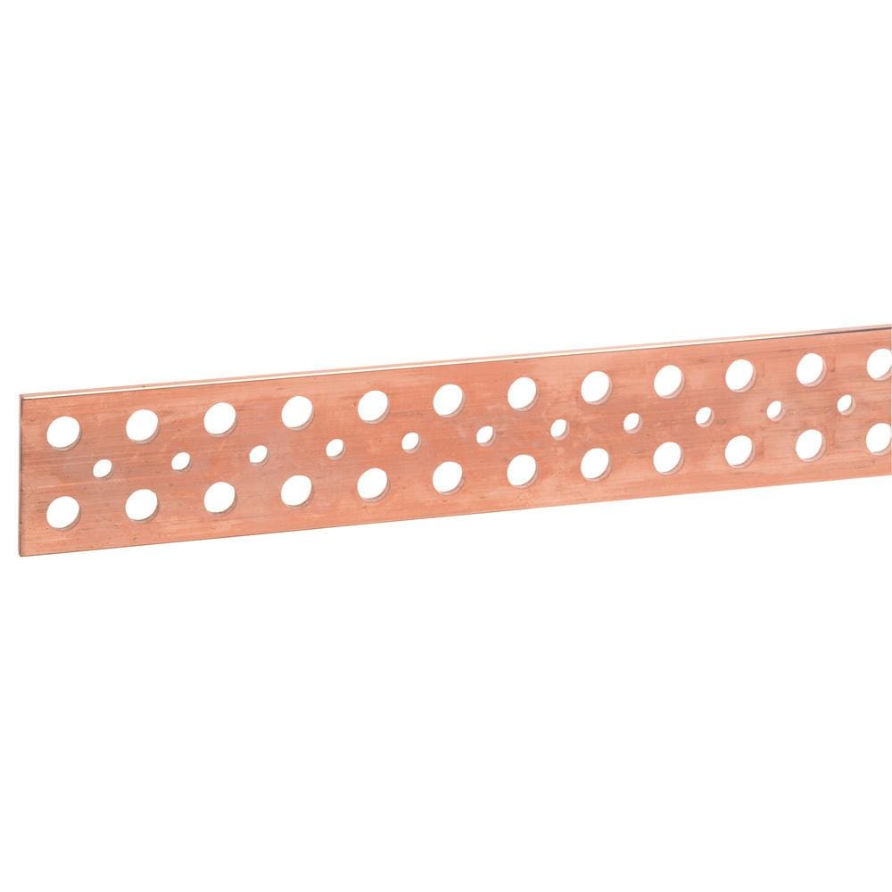 LEGRAND - Barra cobre plana rígida - 75x5mm - 950/850A admitidos - Longitud 1750mm