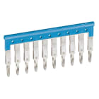 LEGRAND - Peine para Borna Viking 3 tornillos y resorte - para 10 bornas - paso de 5 - azul