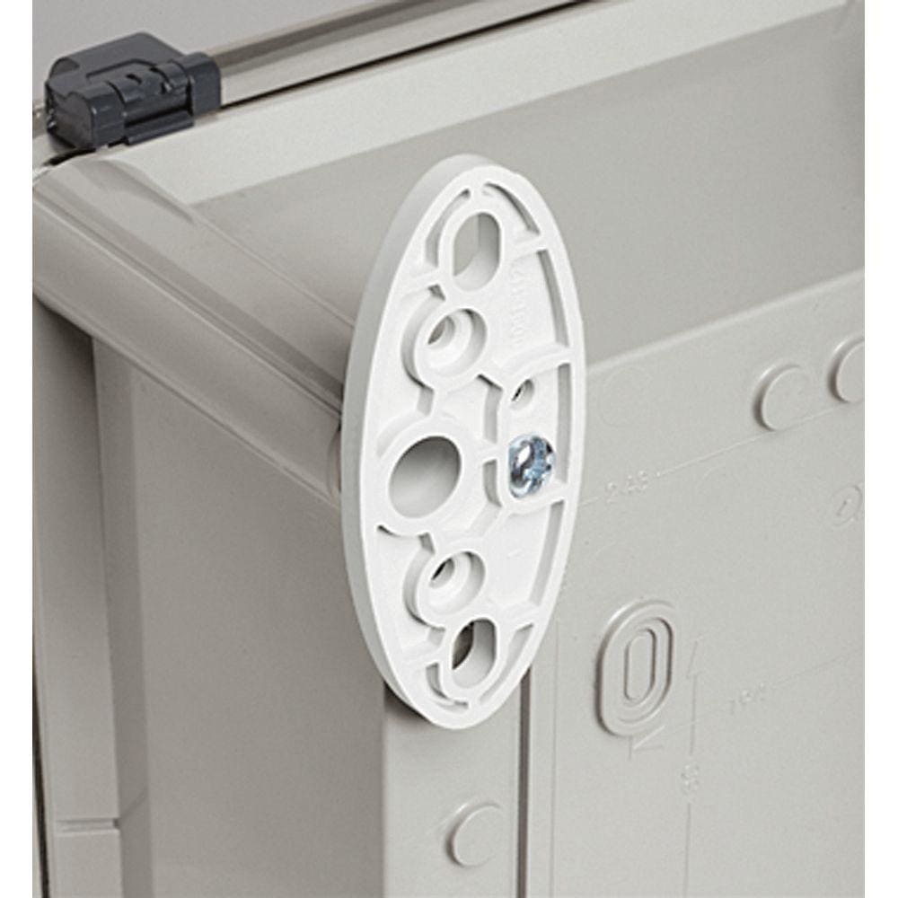 LEGRAND - Juego de 4 patas de fijación mural Plexo IP55 para cajas a partir de 110mm de ancho y cajas estancas Plexo