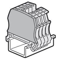 LEGRAND - Tapa terminal para Borna Viking 3 con tornillos - 1 entrada/1 salida - paso 12 y 15