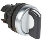 LEGRAND - Mando giratorio no iluminado con maneta negra IP69 Osmoz modular - 3 posiciones derecha e izquierda vuelta al centro 45°