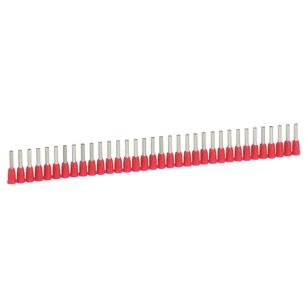 LEGRAND - Punteras de cableado Starfix para conductores de sección 1mm² - rojo