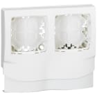 LEGRAND - Placa de superficie para mecanismo OTEO - 2 elementos - colocar en las molduras DLPlus alt. 20 - Blanco