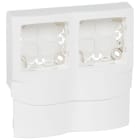 LEGRAND - Placa de superficie para mecanismo OTEO - 2 elementos - colocar en las molduras DLPlus alt. 16 - Blanco