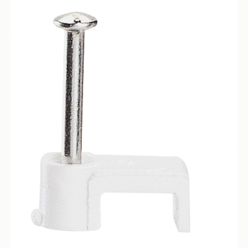 LEGRAND - Grapillones Fixfor para cable plano 2 x 0,75mm², longitud 20mm - Blanco