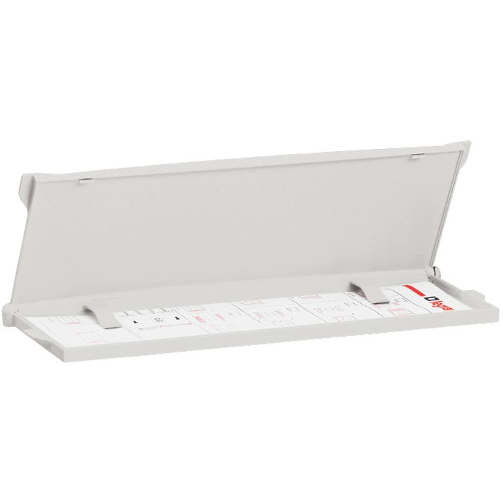 LEGRAND - Porta planos cerrado autoadhesivo- IP 50 - 324x120x18mm - gris RAL 7035