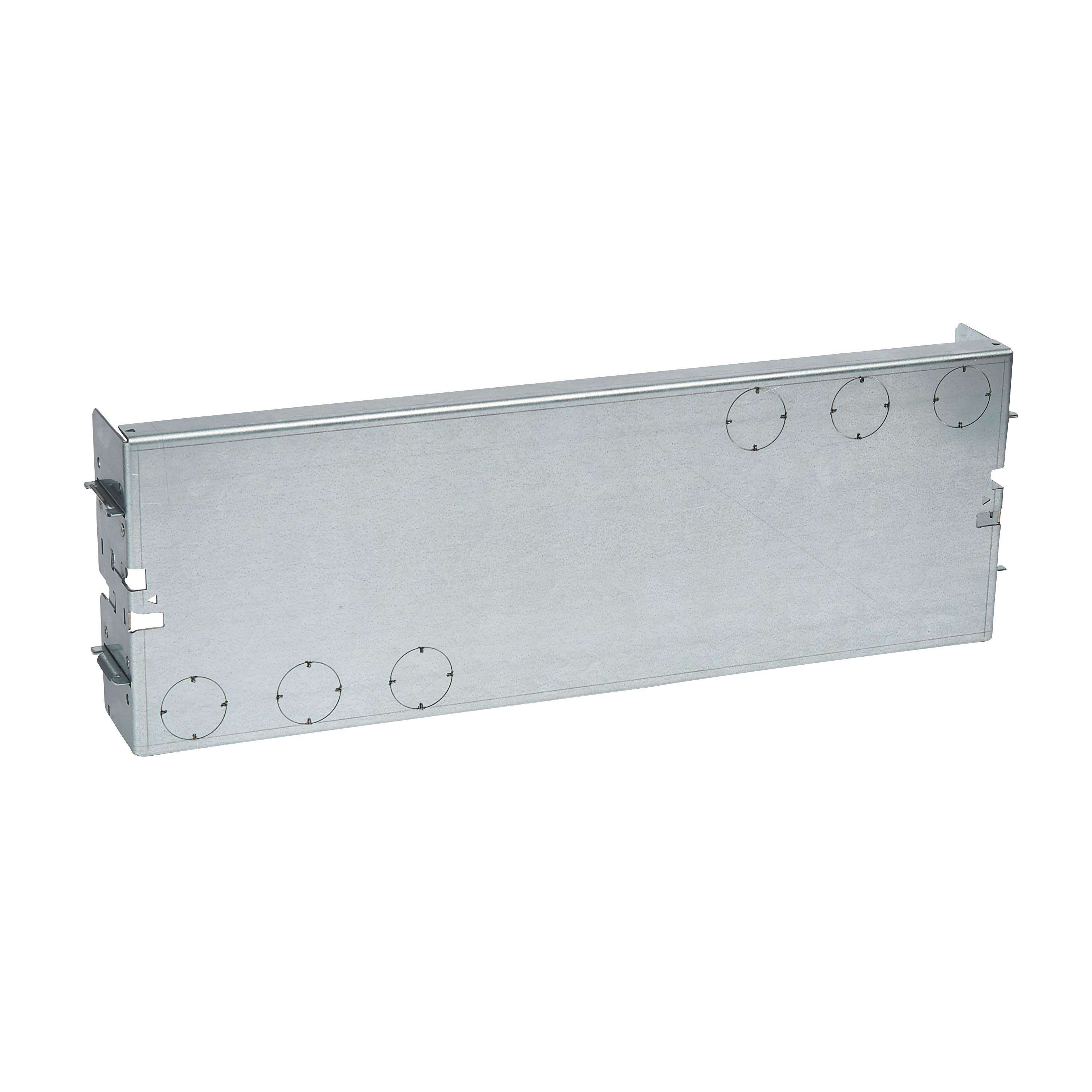 LEGRAND - Placa de montaje ciega ajustable XL³ 4000 - An. 600mm - Alt. 200mm