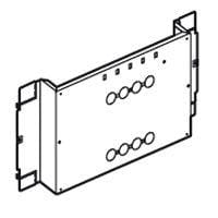 LEGRAND - Placa de montaje fija XL³ 800/4000 - para 1 o 2 DPX-IS 250 - pos. vertical - 36 módulos