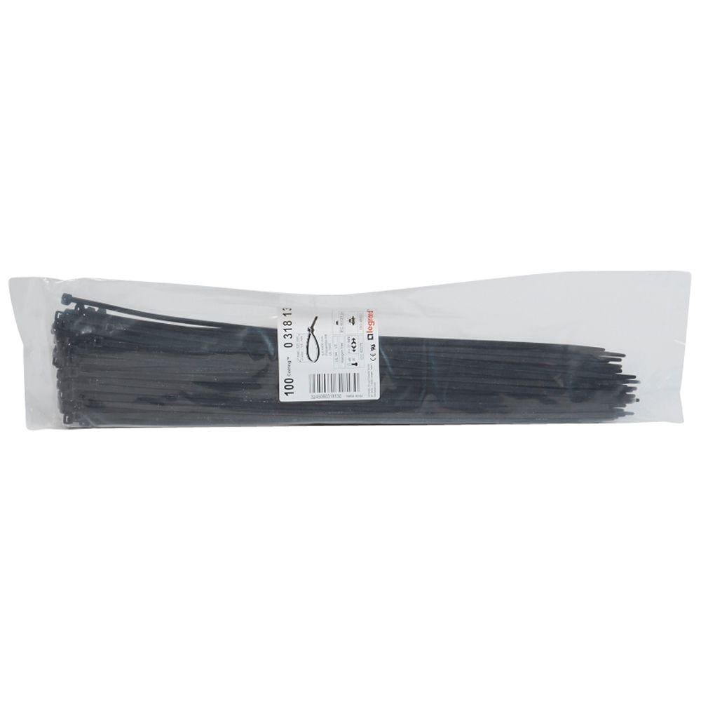 LEGRAND - Brida Colring. Ancho 4,6mm. Longitud 430mm. En bolsa de 100 unidades. Negra