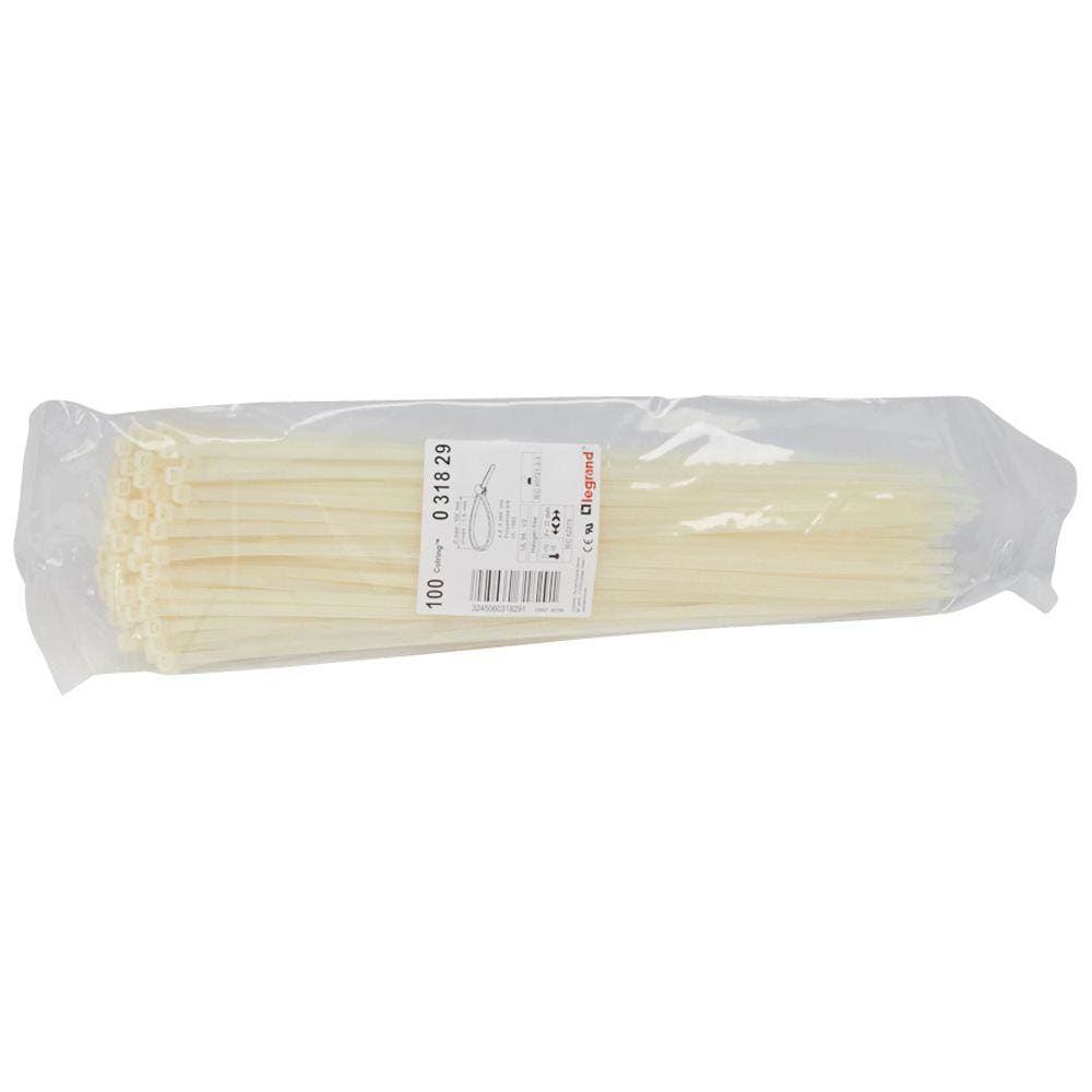 LEGRAND - Brida Colring. Ancho 4,6mm. Longitud 360mm. En bolsa de 100 unidades. Transparente