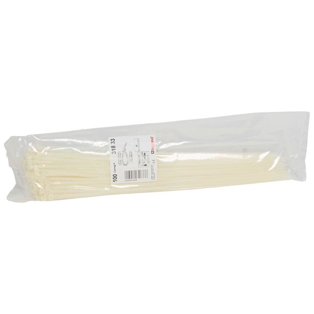 LEGRAND - Brida Colring. Ancho 4,6mm. Longitud 430mm. En bolsa de 100 unidades. Transparente